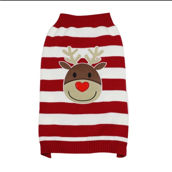 HAPEE | Christmas Reindeer Sweater for Large Dogs - Picture 1 of 5